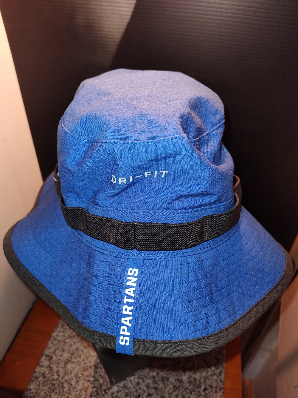 University of Dubuque Spartans Boonie Performance Bucket Hat. Nike. - Picture 9 of 15